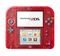 Nintendo 2DS transparant rood