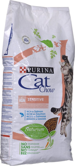 Kattenvoer Purina Chow Adult Sensitive Volwassen Zalm 15 kg