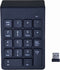 Gembird KPD-W-02 - Draadloos Toetsenbord - Mechanische Toetsen - Zwart