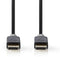 Nedis CCBW37014AT20 - DisplayPort-kabel 1.4 - 8K resolutie - Grijs