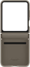 Samsung Galaxy Z Flip5 - Flip cover - Kunstleer - Bruin