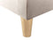 LERUM - Slaapbank - Beige - Fluweel