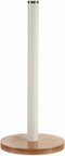 Keukenrolhouder Bruin Wit Metaal Bamboe (15 x 15 x 33,5 cm) (12 Stuks)