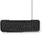 Nedis KBMU100 - Multimedia Toetsenbord - Draad USB 2.0 - Qwerty US Kleur Zwart
