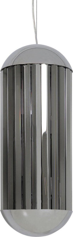 Light & Living Grayson Hanglamp - Smoke/Chroom - 6L