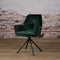 SIDD Palma armchair - fabric Bluvel 78 green