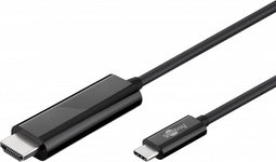 Wentronic 77528 - USB-C naar HDMI kabel - 4K 60Hz - Zwart