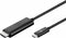 Wentronic 77528 - USB-C naar HDMI kabel - 4K 60Hz - Zwart