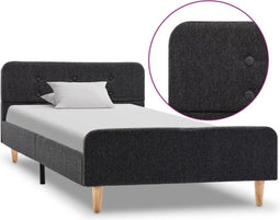 vidaXL-Bedframe-jute-donkergrijs-100x200-cm