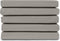 Ten Cate Hoeslaken - Hoeslaken Topper 160x200 - Hoeslaken 160x200 - Geschikt voor Topper Matras 160 x 200 - Katoensatijn - Topdekmatras 160x200 - Hoekhoogte 10 cm - Grijs