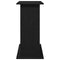 vidaXL - Aquariumstandaard - 81x36x73 - cm - spaanplaat - zwart - eikenkleurig
