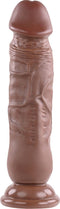 Evolved Dildo Love Toy Realistic Dong, Dark 17.7 Cm Bruin