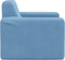vidaXL Kinderbank zacht pluche blauw