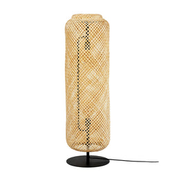 Dyberg Larsen Boom - Vloerlamp - Handgeweven bamboe - Modern en sfeervol