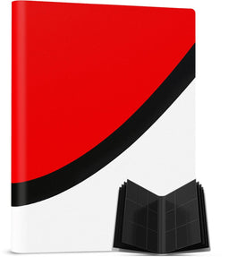 NAPI Verzamelmap 360 Kaarten - Pro Binder Map - 9 Pocket - A4 Formaat - Rood