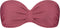 Beachlife Dark Rose multiway bikinitop - dames - voorgevormde cups - kleur Plum