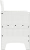 vidaXL - Tuinstoelen - met - kussens - 2 - stuks - Witte - Poly - Rattan