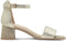 Tamaris COMFORT Essentials - Dames Sandalen - Hakhoogte 5 cm - CLOUDY GOLD - Maat 38