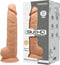 SILEXD – Dual Density siliconen beige dildo met balzak – 26.6 cm