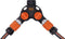 BLACK+DECKER Kraanstuk - 3/4 Inch Connector - Waterstop - 2 Weg Splitser - Zwart/Oranje