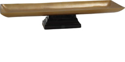PTMD Clemente Rechthoekig Plateau - 54 x 18 x 10 cm - Aluminium - Goud
