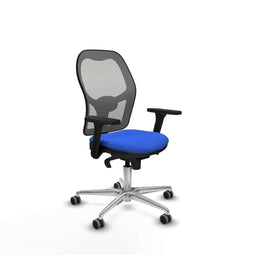 Piqueras y Crespo 3D086G0 - Bureaustoel - Verstelbare hoogte met armleuning - Blauw