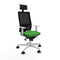 Bureaustoel met hoofdsteun Piqueras y Crespo 4B026N1 Groen