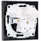 ProCharge Inlegplaat - USB-A + USB-C - 55 x 55 mm - Mat zwart