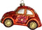 HD Collection - Ornament kerstbal Auto Glas Oranje 11.4 cm