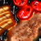HD Collection - Ornament kerstbal Barbecue Glazen Zwart 10.1 cm
