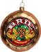 HD Collection - Ornament kerstbal Brie Glas Multi 11.4 cm