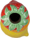 HD Collection Vaas Fruits - Keramiek - Multicolor - 10 x 20 x 8 cm (BxHxD)