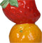 HD Collection Vaas Fruits - Keramiek - Multicolor - 10 x 20 x 8 cm (BxHxD)
