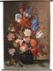 HD Collection Wandkleed Bloemen - Velvet - Multi - 105 x 136 x 0 cm (BxHxD)