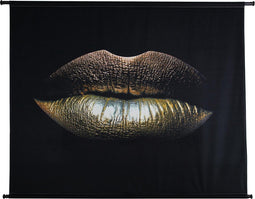 HD Collection Wandkleed Glamour Kiss - Velvet - 146x110 cm (BxH) - Incl. Roede en Haken