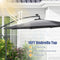 Coast Tuinparasol - 300cm - Met Verlichting en 2 Zandzakken - Grijs