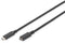 Assmann AK-300210-020-S - USB-C verlengkabel - 2.00 m - 4K ondersteuning - Zwart