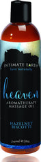 Intimate Earth Heaven - Massage Olie - Hazelnoot Biscotti - 240 ml
