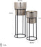 Richmond Plantenbak Lowen set van 2 Gold (Gold)