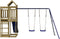 vidaXL - Speelhuis - geïmpregneerd - grenenhout