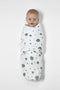Meyco SwaddleMeyco Dots inbakerdoek - 100% katoen - 0-3 maanden - stone green