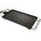 Bourgini Elements - Grillplaat - 2500W - PFAS-vrije keramische anti-aanbaklaag - 46 x 26 cm - Antraciet