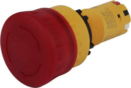 DECA CP2E-LVE01Q4R Noodontgrendeling, Stop-knop 24 V DC/AC 8 A IP66 1 stuk(s)