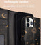 iMoshion Hoesje Geschikt voor iPhone 12 Pro / 12 Hoesje Met Pasjeshouder - iMoshion Design Bookcase smartphone - Zwart / Sky Black