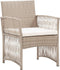 vidaXL - Tuinstoelen - met - kussens - 2 - st - poly - rattan - beige