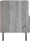 vidaXL - Nachtkastje - 40x35x47,5 - cm - bewerkt - hout - grijs - sonoma - eikenkleur