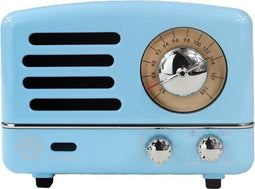 Muzen Retro Bluetooth Speaker Radio Sky Blue Metal