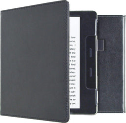 iMoshion Ereader Cover / Hoesje Geschikt voor Amazon Kindle Oasis 3 - iMoshion Vegan Leather Bookcase - Zwart