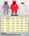 Baby Fleece Snowsuit met Capuchon Geel 12-18 Maanden