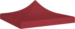 vidaXL - Partytentdak - 270 g/m² - 2x2 m bordeauxrood